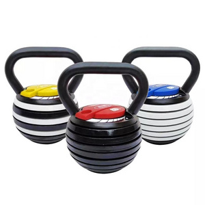 Professional Competition Dumbbell Workout Equipment 40LB Adjustable Kettlebell with Grip Handle