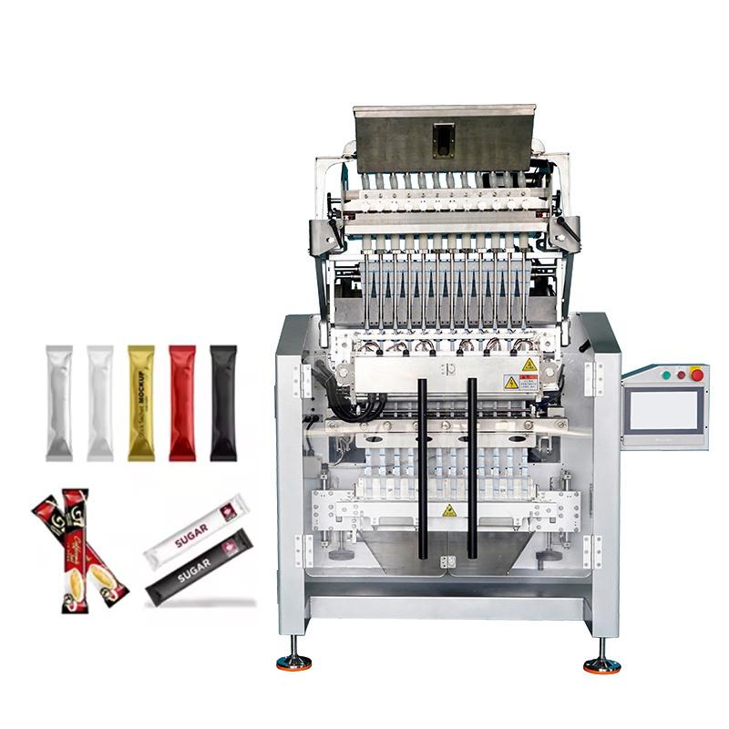 Multi Line Sachet Packing Machine Line 4 Sides Sealing Pouch Bag Vertical Packing Machine