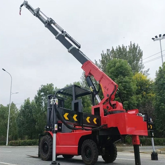 5 tons---8 tons  Forklift Crane Boom jib intelligent hydraulic telescopic boom