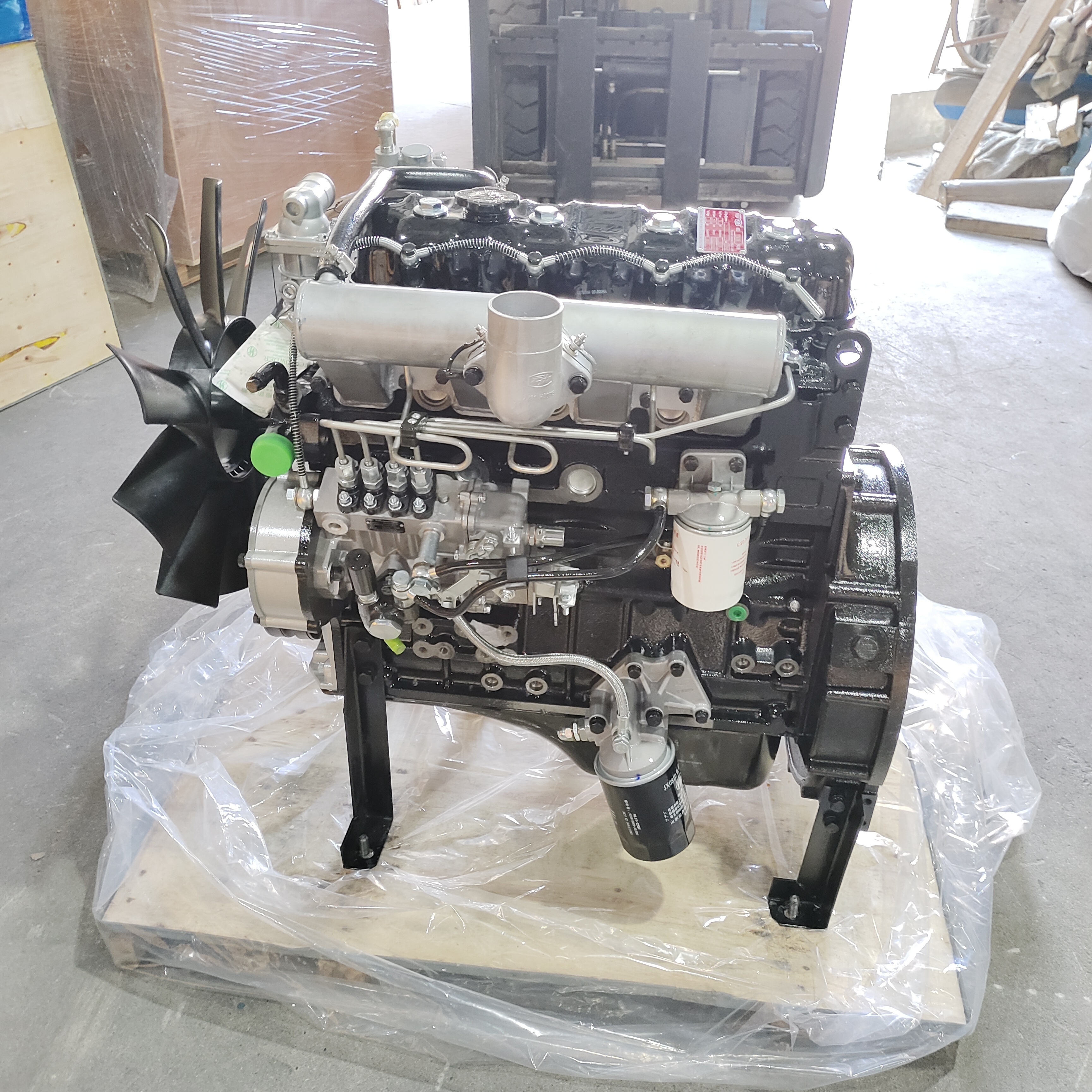 Yunnei YN38 4-cylinder diesel engine assembly