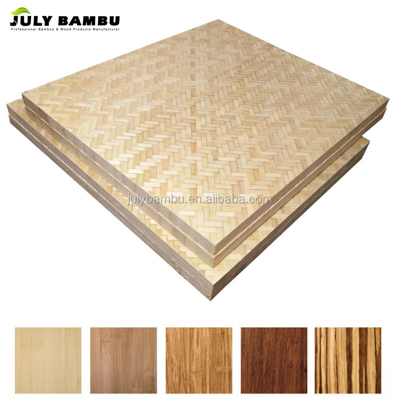 High Quality Bamboo Woven Veeer Panel 1 Ply Bamboo Plywood for Wall