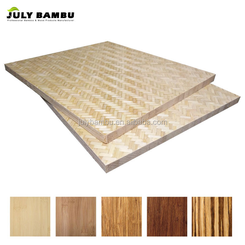 High Quality Bamboo Woven Veeer Panel 1 Ply Bamboo Plywood for Wall