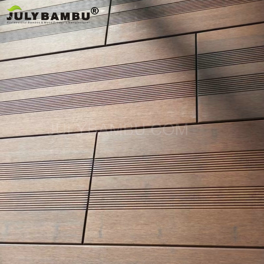 Quick Shipping Piso Laminado De Bambu Engineered Outdoor Flooring Direct Sale Bamboo Decking For Used Indoor Improvement