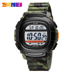 Fashion Skmei Men's Wristwatch 1657 5 Bar Waterproof Luminous Digital Chronograph Sport Watch