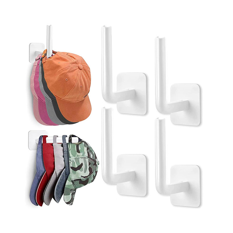 Adhesive Hat Hooks for Wall  Storage Organizer Hat Rack for Baseball  No Drilling Hat Holder for Door Closet