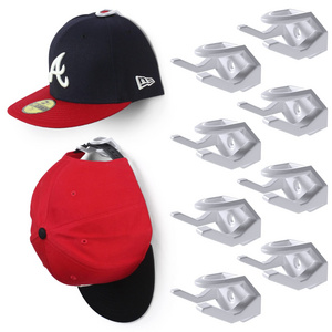 Hat Hooks for Wall Hat Rack for Baseball Caps, Minimalist Hat Display, Strong Hold Hat Hangers for Wall