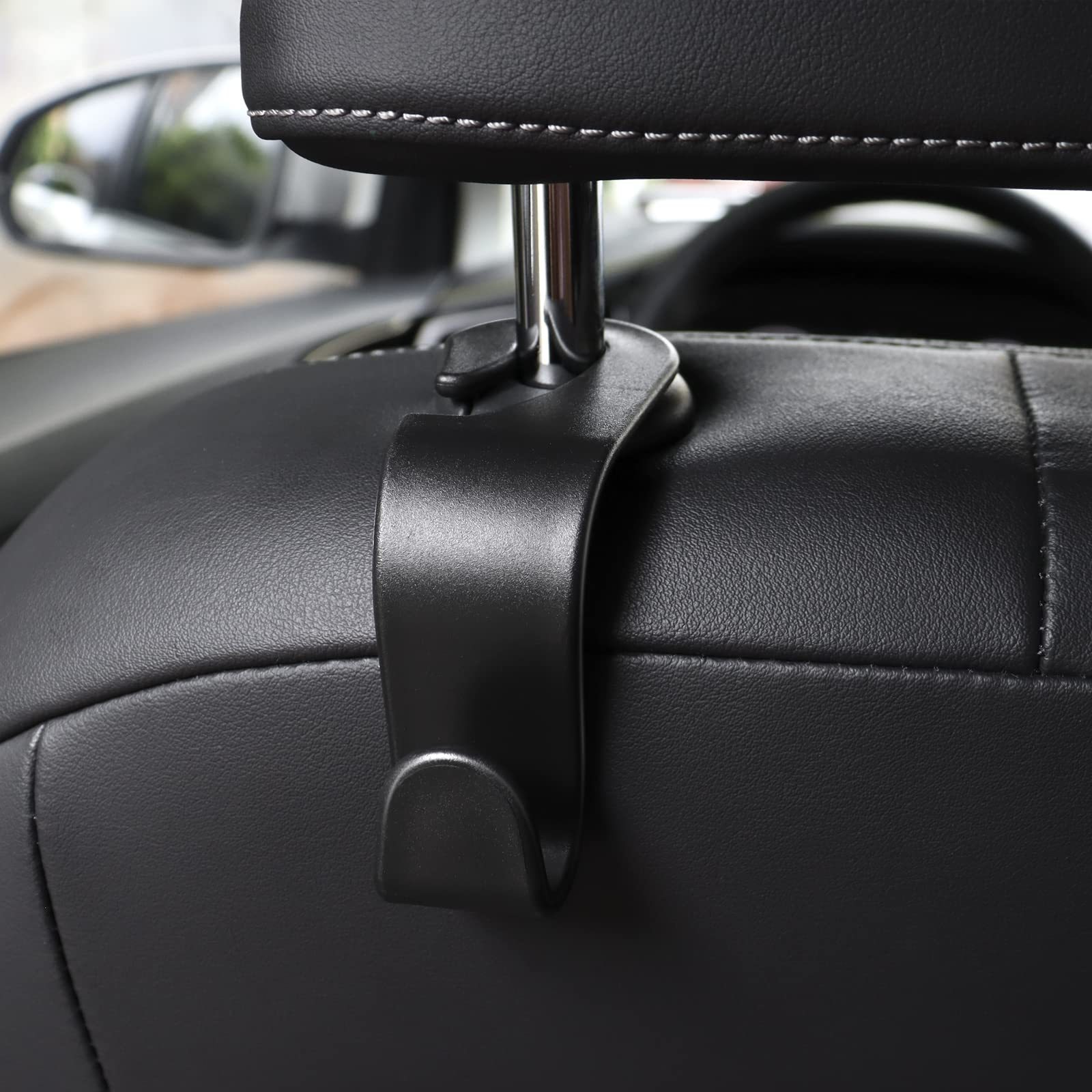 Purse Hook for Car Headrest Hooks and Small Sticky Hook for Car Storage Organizer Universal Tote Bag Wallet Jacket