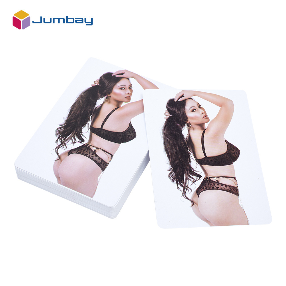 Customized Personalized Advertising Poker Cards For Promotion Sexy Adult Playing Cards For Entertainment