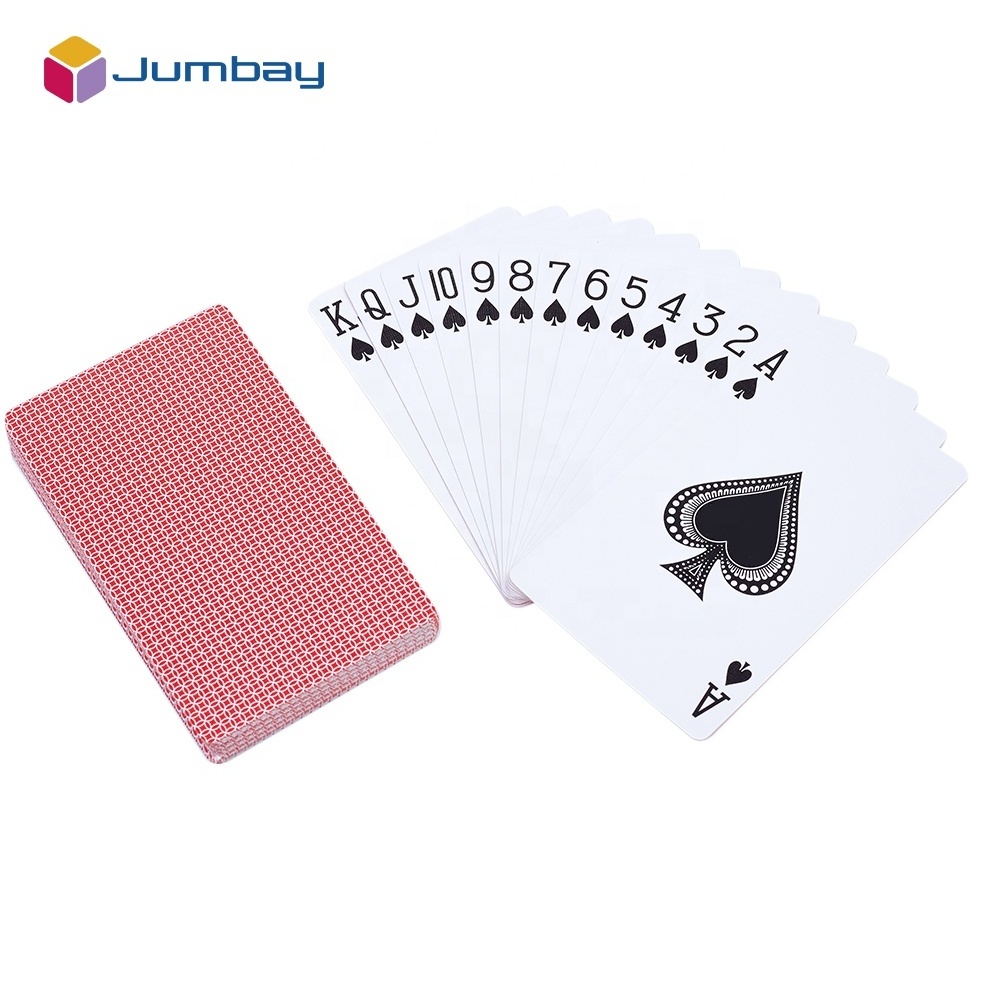 Custom Adult Cards Factory PVC Waterproof Poker Double Deck Plastic Sublimation Poker Logo Printing Paper Playing Cards