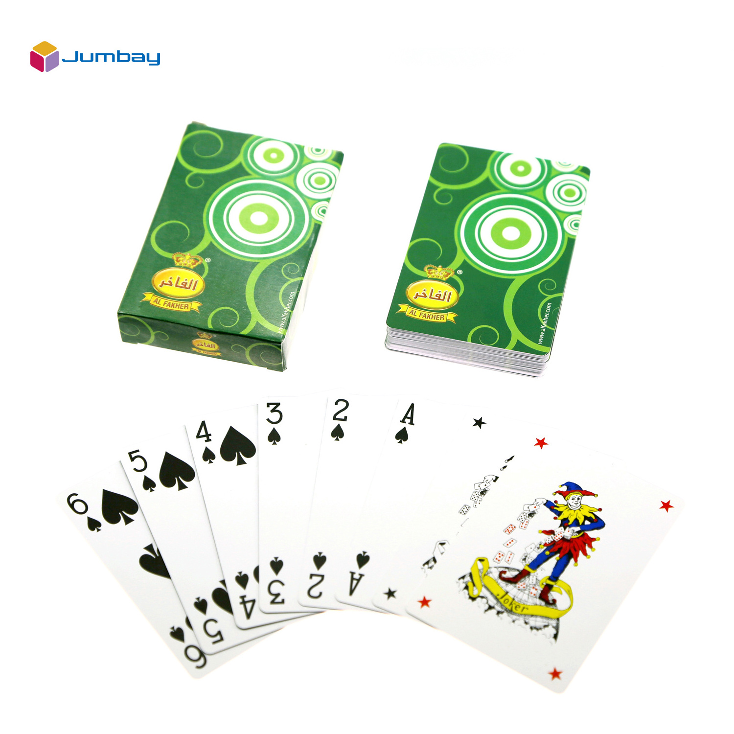 Breathable paper advertising poker playing cards black core durable poker cards with high quality