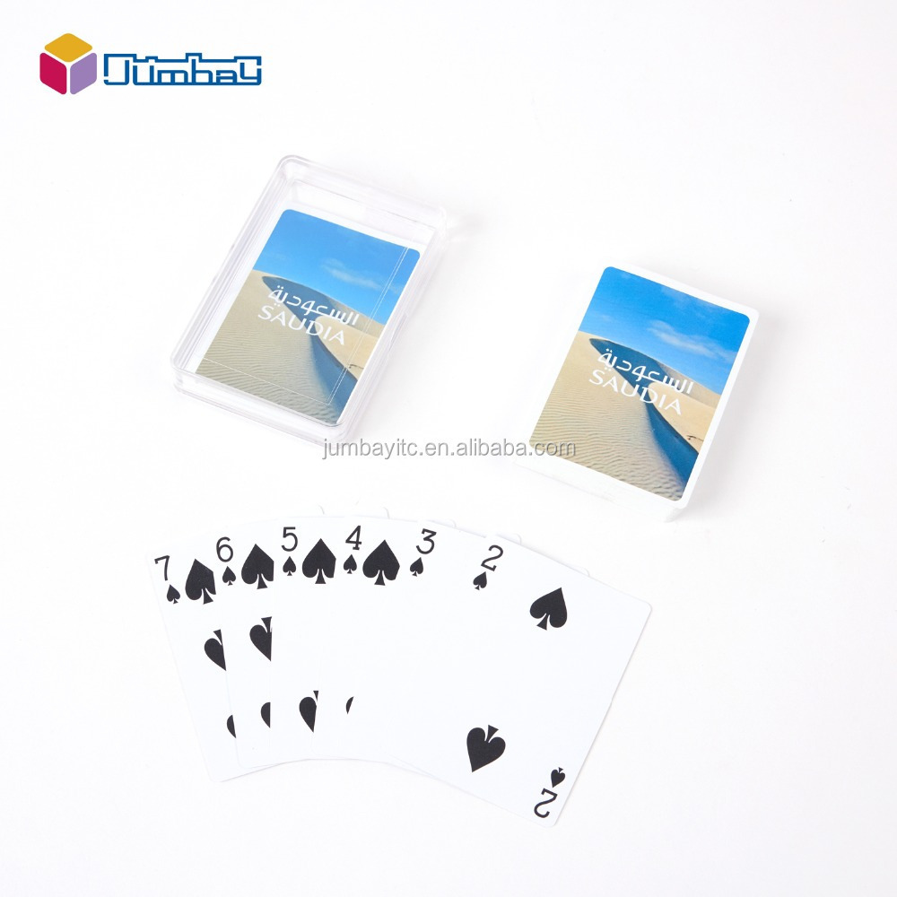 Professional Customized Scenery Poker Gift Playing Cards Factory Sale Plastic Supply Golden Supplier Plastic Greeting Card