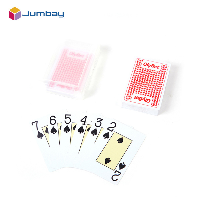 Professional Customization 310gsm Germany Black Core Casino Playing Cards Cheap Lamination Playing Card