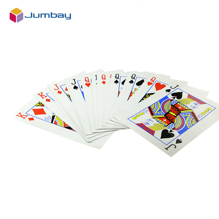 Personalized Professional Customization Custom Huge Size Paper Playing Card