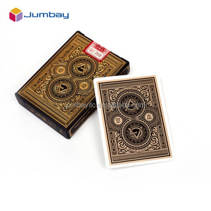 Customized Design Cards Printing Service Waterproof Magic Card PVC Paper Golden Poker Cards