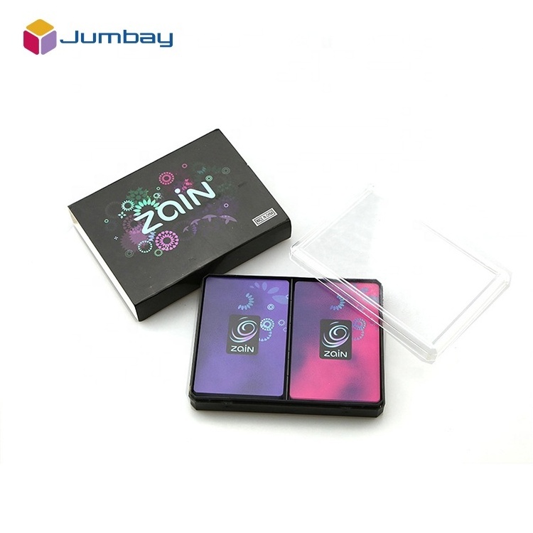 Hot seller double deck zain playing cards custom 100% plastic playing cards custom printed