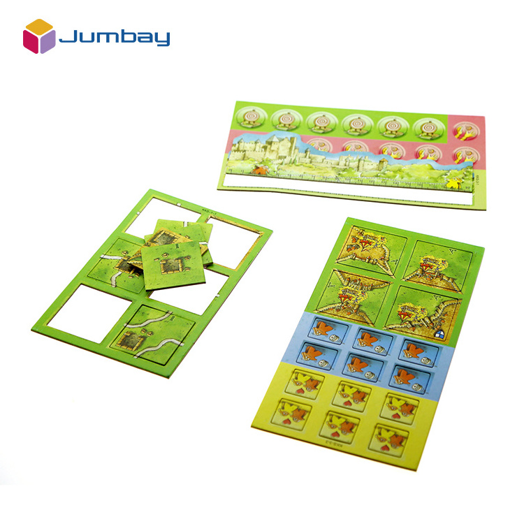 Professional personalized new types printed wooden board game gambling table board games made in china