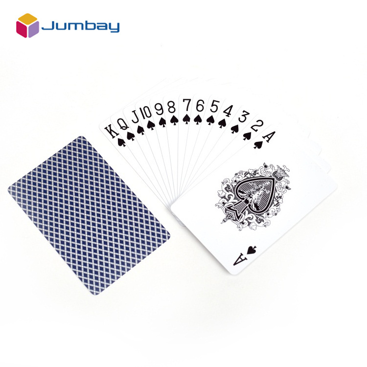 Custom OEM 2 Deck Shape Vintage Pattern Gift Front And Back Both Sides Printed  PVC Playing Cards