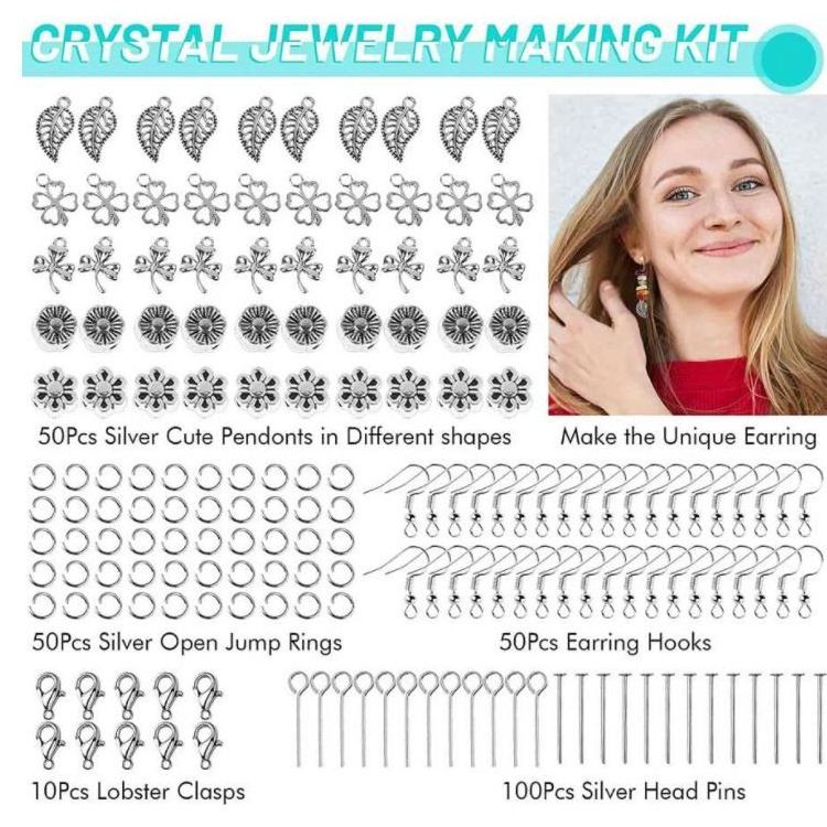 28 Color Irregular Crystal Chips Beads for Jewelry Making Nature Gemstones Beads Kit