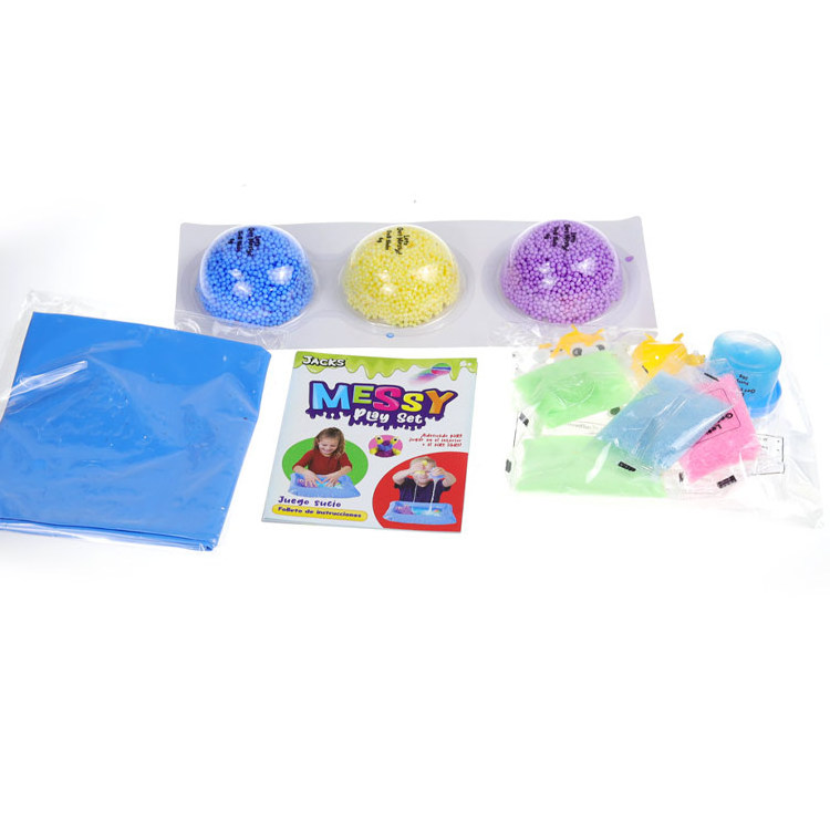 2022 craft Supplies Set Diy Kids slime Pompom Pipe Cleaner messy play Set For School Craft Art Supplies