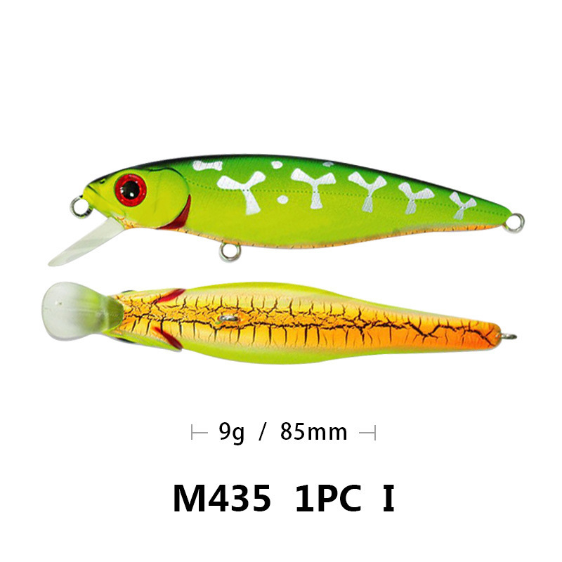 Swimbait 8.5cm 9g Hard Minnow Fishing Lure Floating Wobblers Crank Bait Bass Bait Artificial Pike Carp Lures Fishing