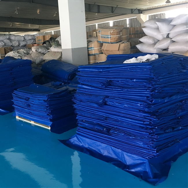 blue waterproof fabric plastic pvc tarpaulin hay tarp