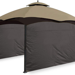 Gazebo Universal Replacement Privacy Curtain Panel Side Wall fits 10'x10' 10'x12' PVC Gazebo Brown