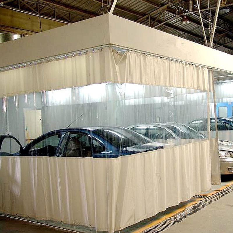 Warehouse Waterproof Curtain PVC Clear Industrial Curtain Transparent Divider Curtain