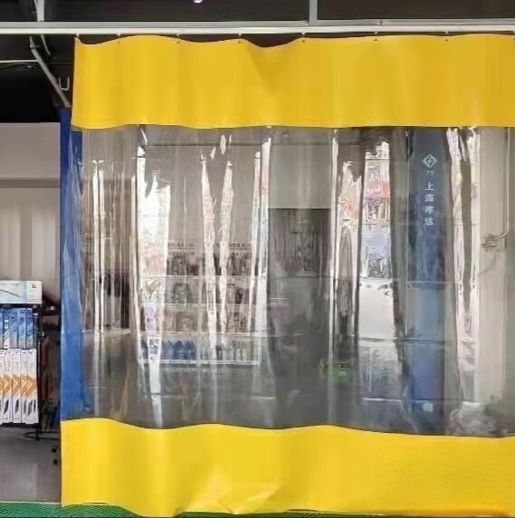 Warehouse Waterproof Curtain PVC Clear Industrial Curtain Transparent Divider Curtain