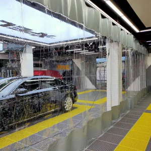 Plastic, PVC Car Washing Bay Area Curtain for Industrial