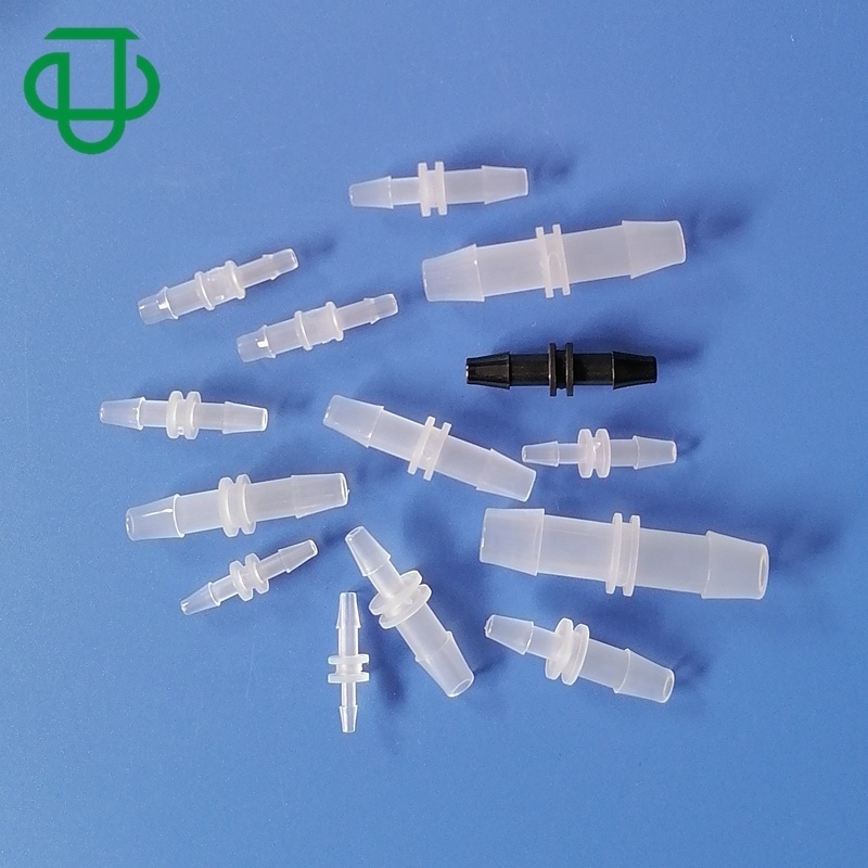 Factory Direct  Easy Tubing 1.6mm to 16mm Equal Reducing Straight I Type Plastic Barbed Air Tube Hose Barb Fittings