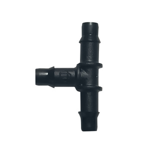 2.4/3.2/4mm Plastic Tee Tube 3 Ways Pipe Connector Medical Polypropylene Barb Fitting Tube Barb Connector For Rigid Tubing