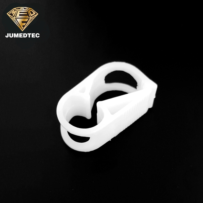 JU 4mm~10mm Plastic White POM Hose Clip Tubing Pinch Clamp Robert Plastic Barbed Connector Hose Clamp