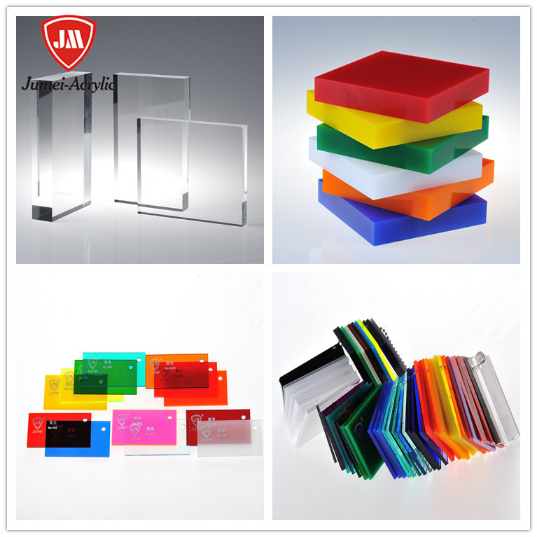 JM Sell Clear Custom Acrylic Sheet Professional Manufacturer Acrylic Plastic 8mm PE or Craft Paper Covered Acrylic Sheets Jumei