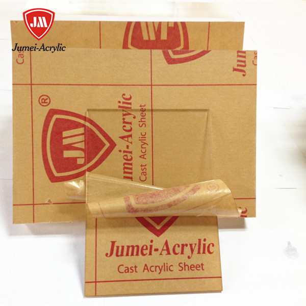 JM Sell Clear Custom Acrylic Sheet Professional Manufacturer Acrylic Plastic 8mm PE or Craft Paper Covered Acrylic Sheets Jumei