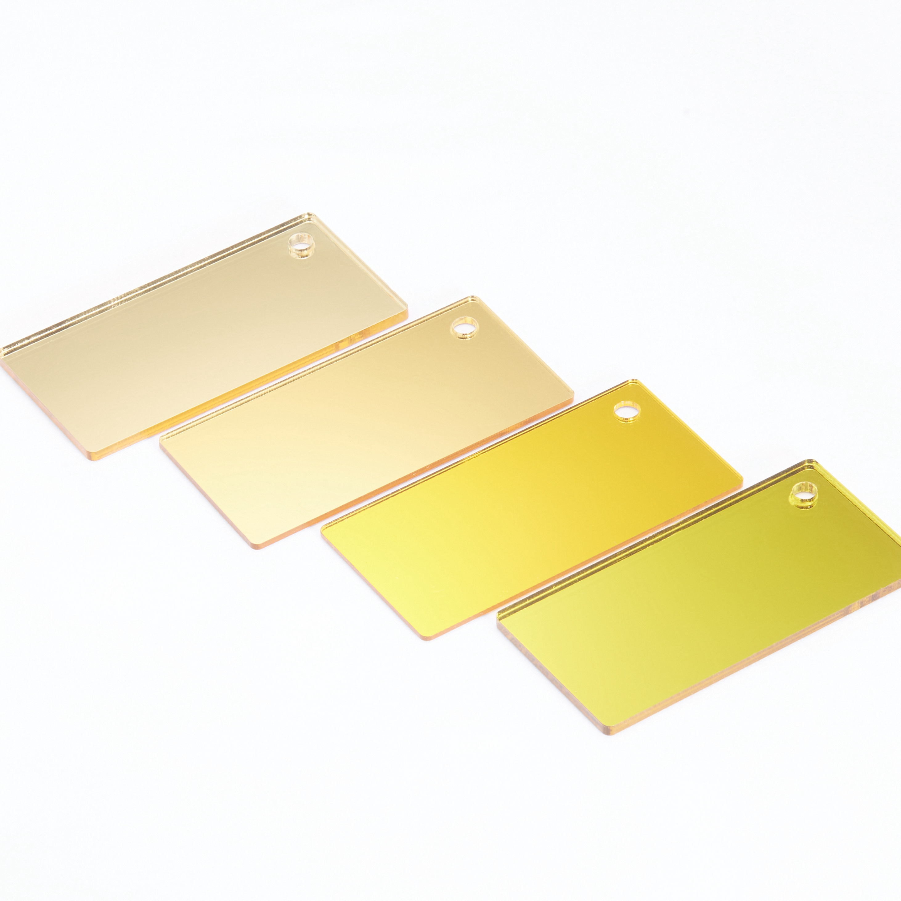 Laser Cutting Self-adhesive Magnifying Gold Mirror Acrylic Sheet Decorative Flexible Plastic Mirror Acrylic Sheets