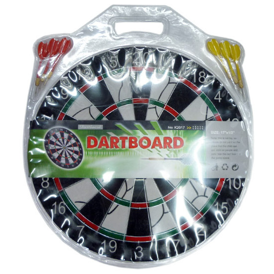 Cheap Price 15 Inch Kids Target Shooting Dart Board With Sisal Custom Dart Board Family Playing