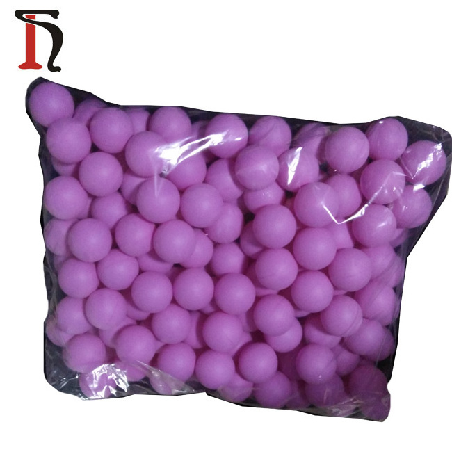 customize colorful soft ping pong ball light pink yellow purple PP material 40mm table tennis ball wholesale price