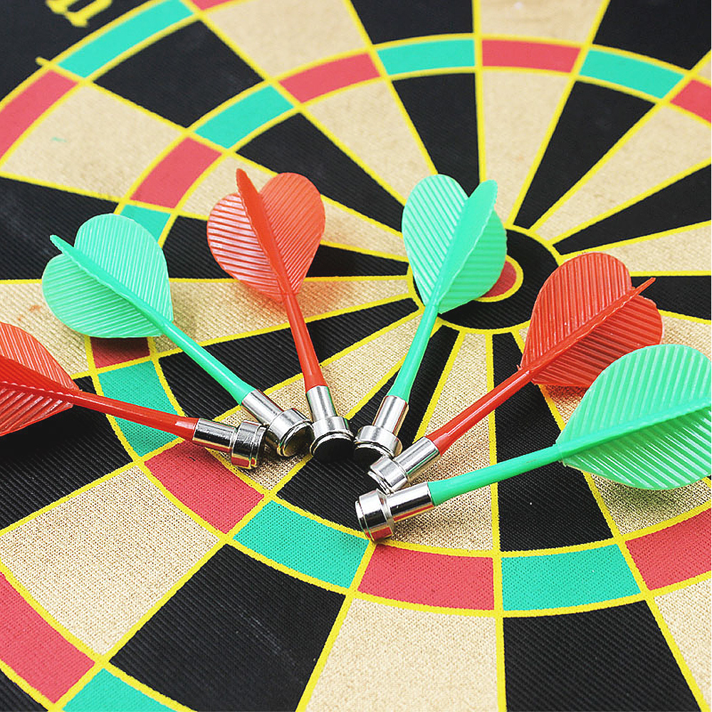 Yiwu factory custom brand 15 Inch Double Sided Dart board Magnetic Safe Dartboard Home Fitness Equipment Dart Target