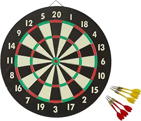 Cheap Price 15 Inch Kids Target Shooting Dart Board With Sisal Custom Dart Board Family Playing