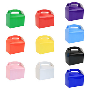 multi-color kids birthday babyshower wedding event party favor gable treat candy boxes