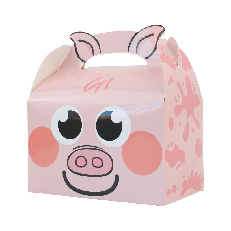 Farm Animal theme  Kids Birthday Decorations Supplies  Party Favor Boxes Barnyard Happy Treat Boxes Candy Goodies Gift Box