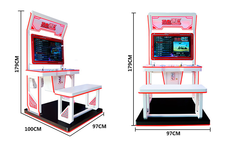 Colorfulsky luxury Fighting Spirit Amusement Coin Pusher Arcade Game Fighting Cabinet Game Machine