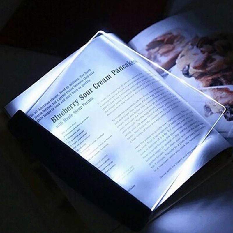 Jumon LED Tablet Book Light Reading Night Light Eye Protection Book Light Student Night Reading Lamp Flat Car Travel Desk Lamp