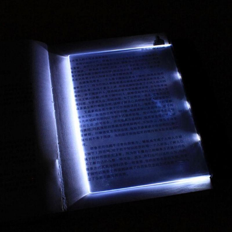 Jumon LED Tablet Book Light Reading Night Light Eye Protection Book Light Student Night Reading Lamp Flat Car Travel Desk Lamp