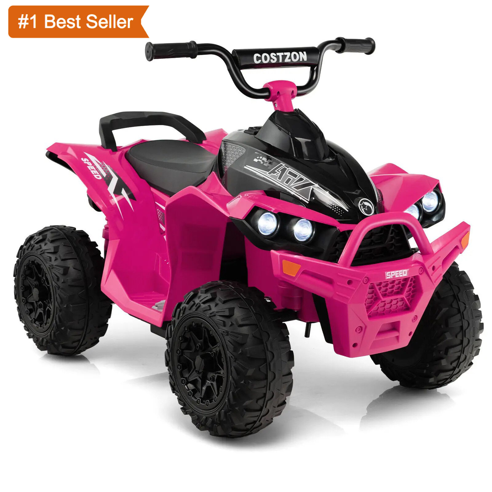 Istaride Power Wheels DC League Ride-On Toy Racing ATV Kids Battery Powered Vehicles