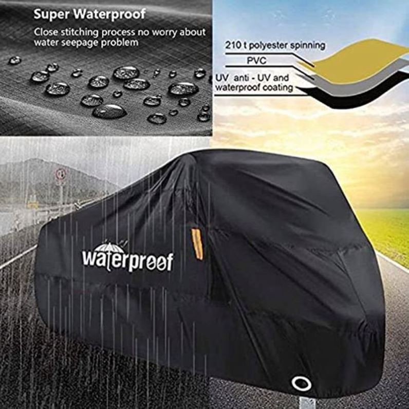 Istaride Bike Cover for Outside Storage 190T 100% Waterproof with Anti-Theft design - Fit for Mountain and Road Bikes Cover