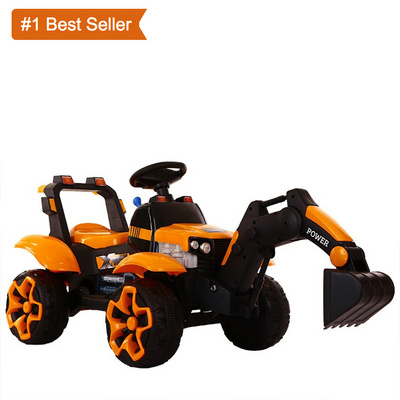 Istaride Kids Ride On Dump Truck with Electric Bucket Ride On Digger Scoop Construction Vehicle for Kids