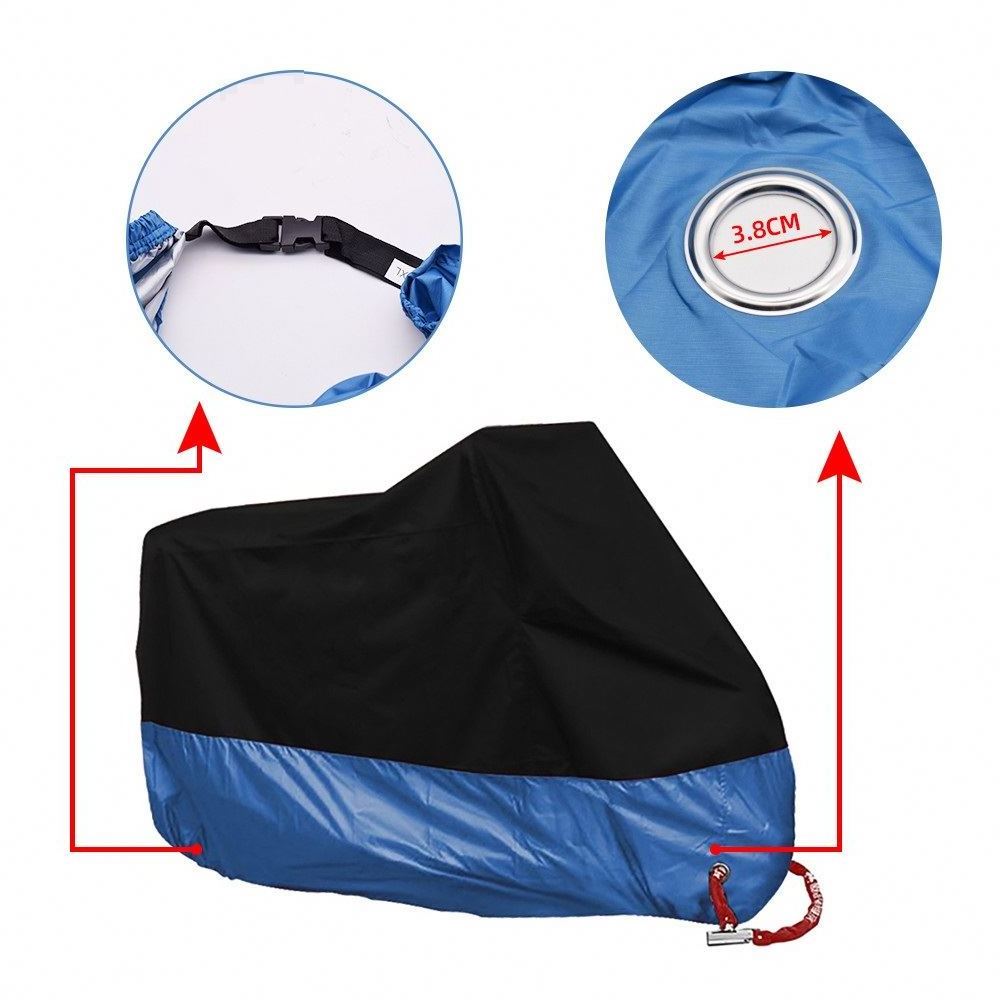 Istaride Motorcycle Cover Universal Outdoor Uv Protector All Season Waterproof Bike Rain Dustproof Motor Scooter Bike Cover