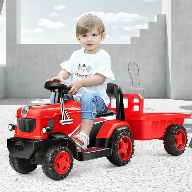 Istaride Children Electric Vehicle For Drive Automobile Charging 4 Wheels Motorcar Tractor Battery Operated Cars for Kids