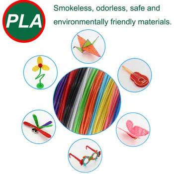 Kids 3D Pen with LCD Screen Power Adapter Compatible with PLA Filament Toy Children's Christmas Birthday Gifts 3D Printing Pen